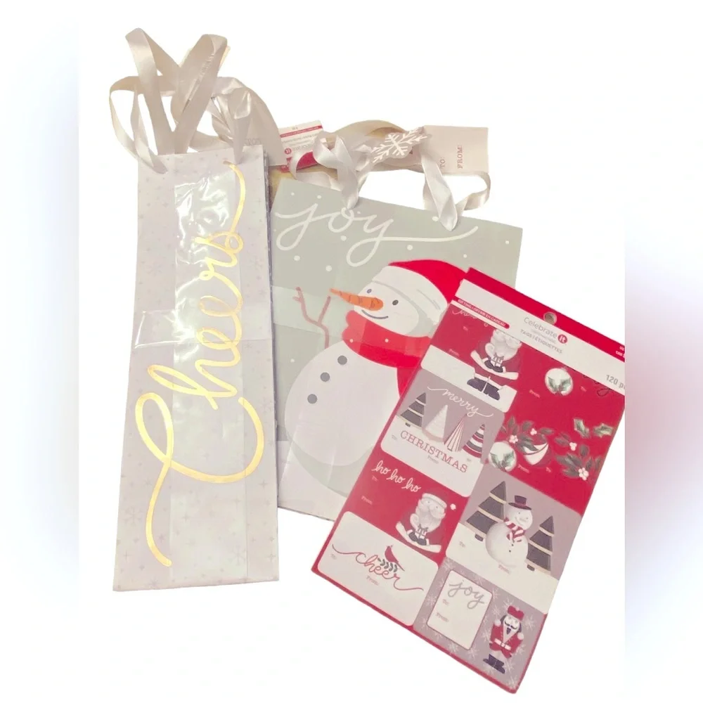 Christmas Holiday Bags and Tags